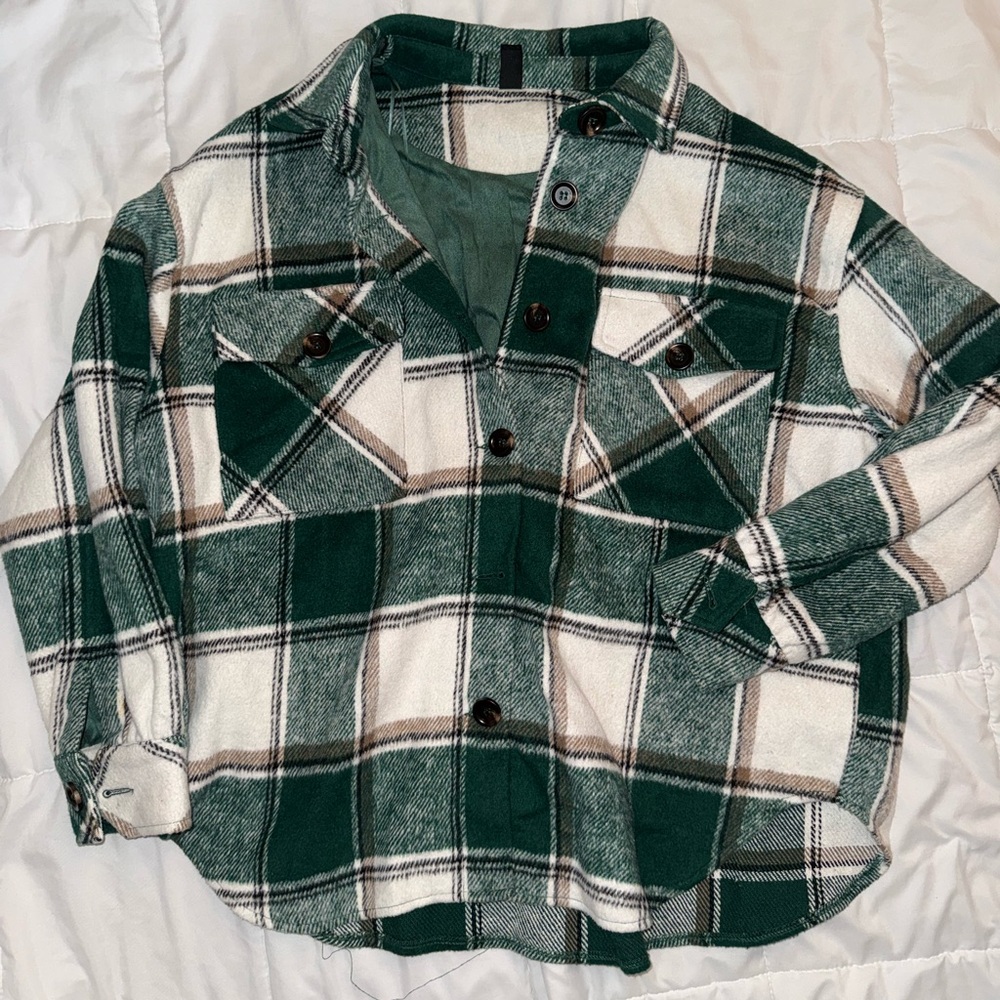 Windsor flannel jacket women’s size medium